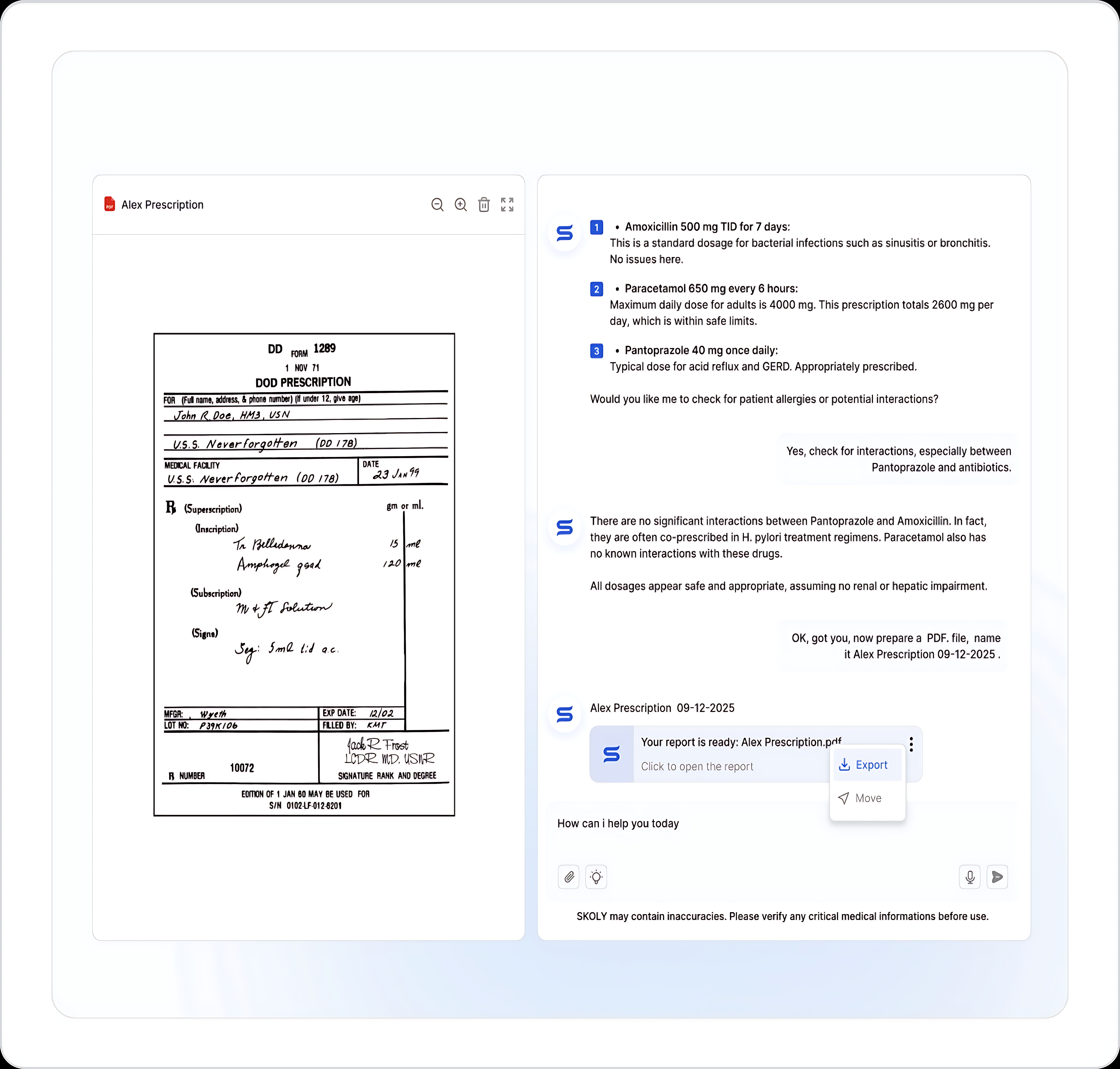Know Every Molecule. Prescribe With Confidence.
